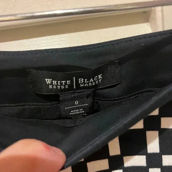 White House black market geometric print straight skirt - Picture 3 of 3